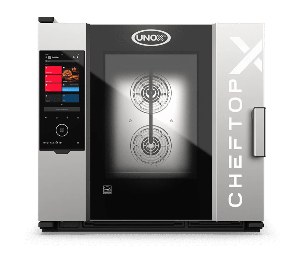 CHEFTOP-X Digital.ID COUNTERTOP 6 GN 2/1 Électrique - charnière gauche - Ethernet