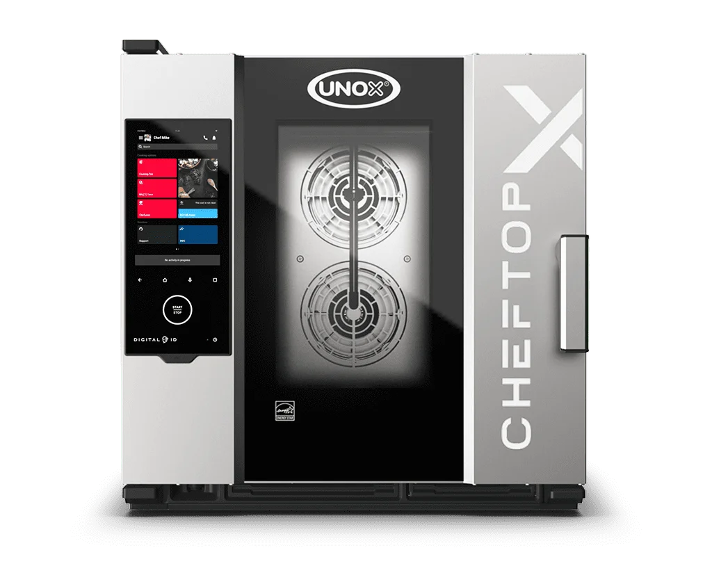 CHEFTOP-X Digital.ID COUNTERTOP 6 GN 1/1 Électrique - charnière gauche - Ethernet