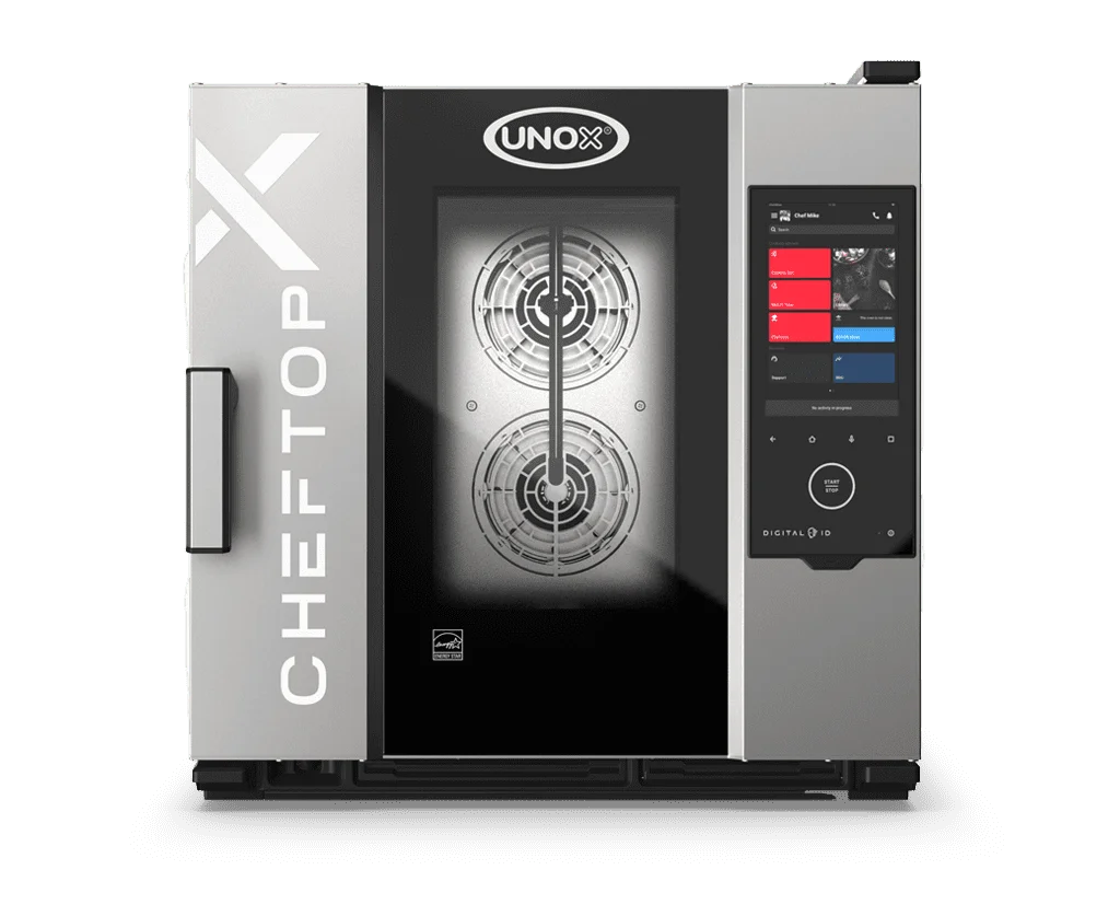 CHEFTOP-X Digital.ID COUNTERTOP 6 GN 1/1 Électrique - charnière droite - Ethernet