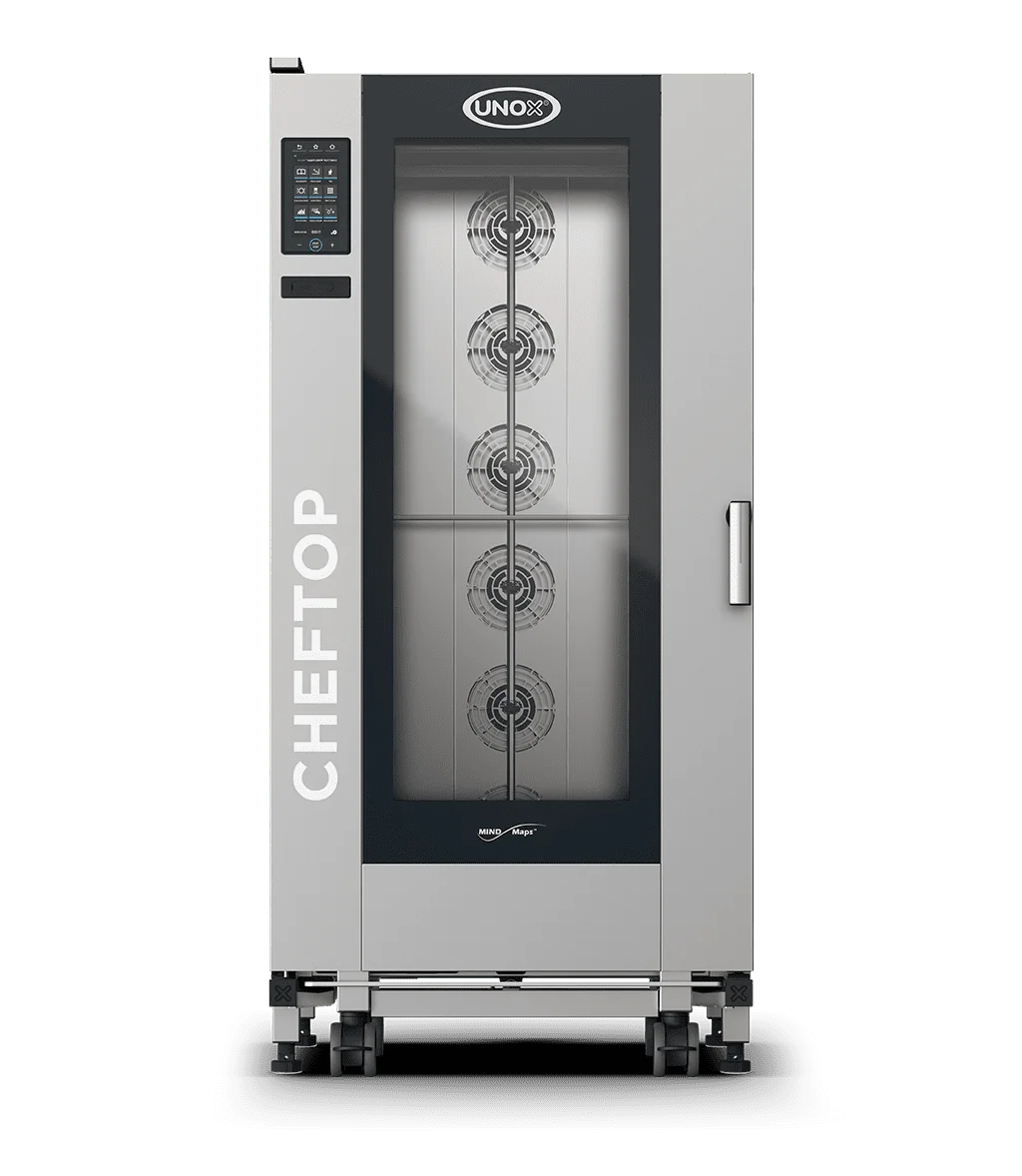 Four mixte CHEFTOP MIND.Maps™ PLUS BIG 20 GN 2/1 Électrique dual voltage - charnière gauche