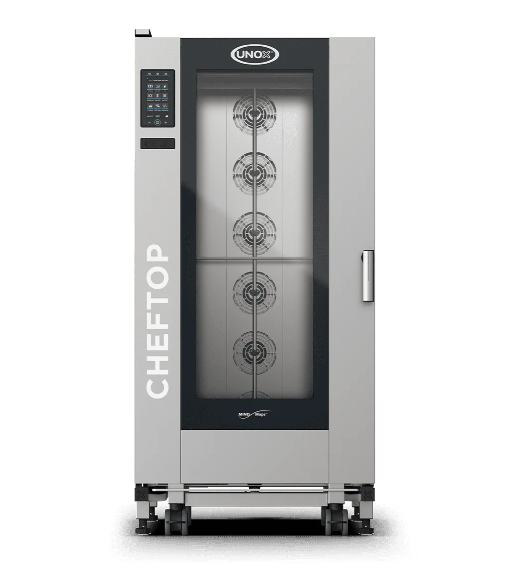 Four mixte CHEFTOP MIND.Maps™ PLUS BIG 20 GN 1/1 Électrique dual voltage - charnière gauche
