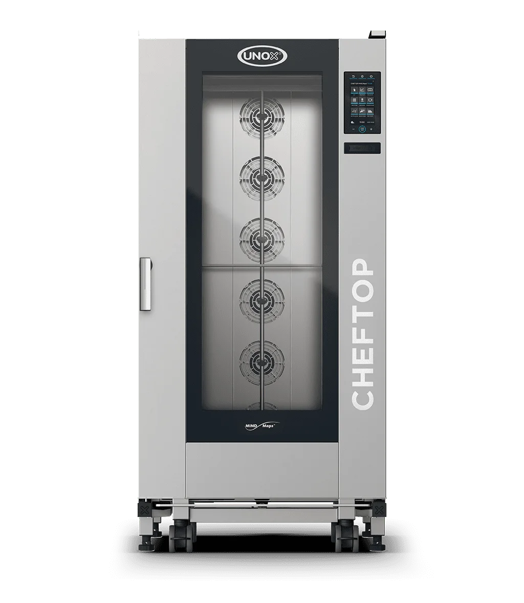 Four mixte CHEFTOP MIND.Maps™ PLUS BIG 20 GN 1/1 Électrique dual voltage - charnière droite