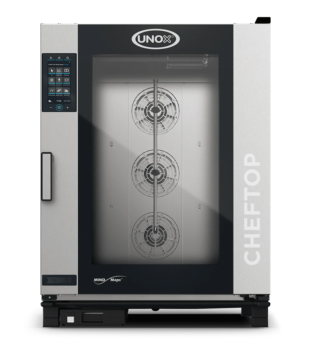 Four mixte CHEFTOP MIND.Maps™ PLUS COUNTERTOP 10 GN 2/1 Gaz - charnière droite