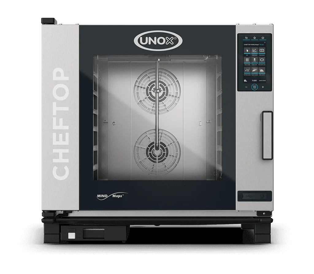 Four mixte CHEFTOP MIND.Maps™ PLUS COUNTERTOP 6 GN 2/1 Électrique - charnière gauche