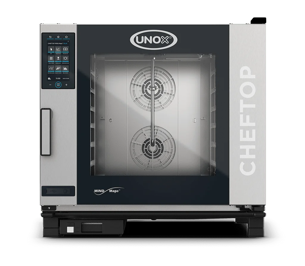 Four mixte CHEFTOP MIND.Maps™ PLUS COUNTERTOP 6 GN 2/1 Électrique - charnière droite