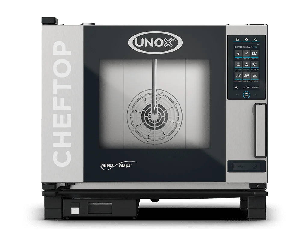 Four mixte CHEFTOP MIND.Maps™ PLUS COUNTERTOP 5 GN 1/1 Gaz - charnière gauche