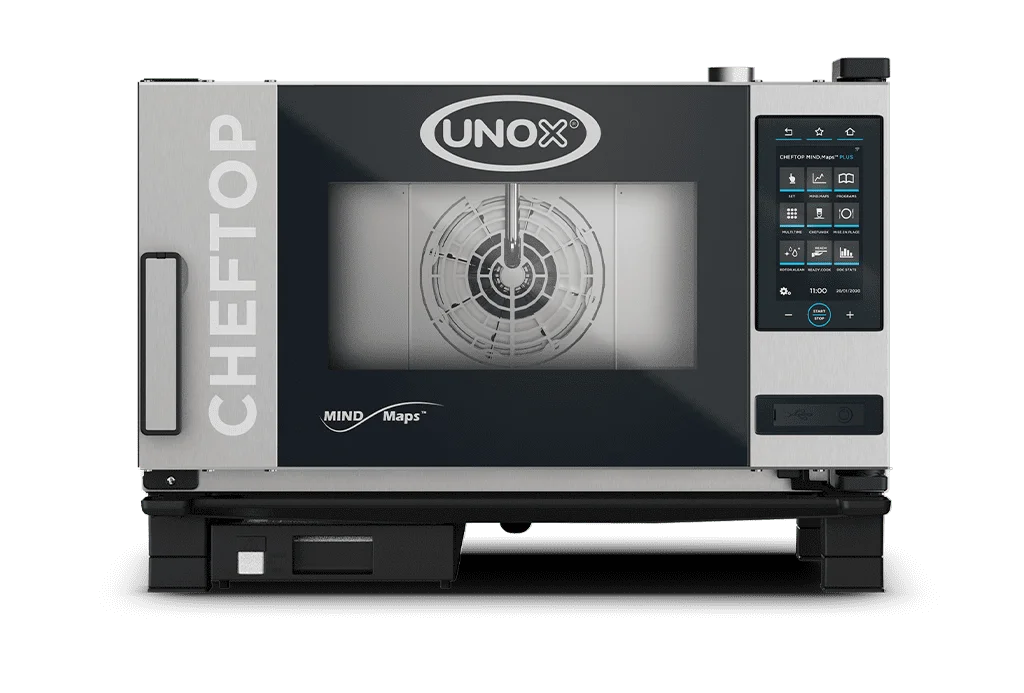 Four mixte CHEFTOP MIND.Maps™ PLUS COUNTERTOP 3 GN 1/1 Électrique - charnière droite