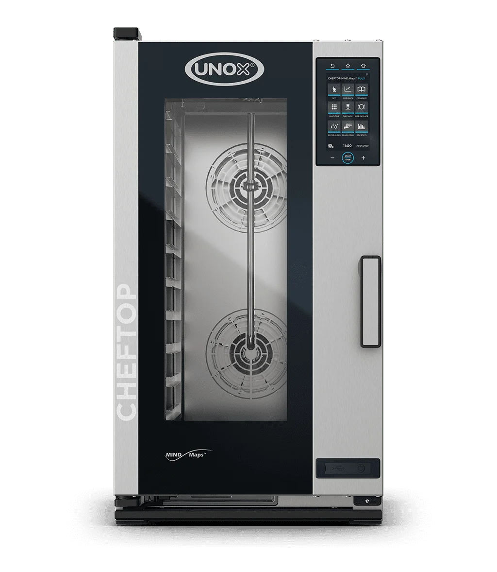 Four mixte CHEFTOP MIND.Maps™ PLUS COMPACT 10 GN 1/1 Électrique - charnière gauche