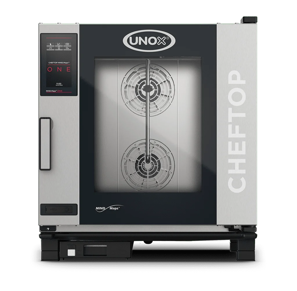 Four mixte CHEFTOP MIND.Maps™ ONE COUNTERTOP 7 GN 1/1 Électrique - charnière droite