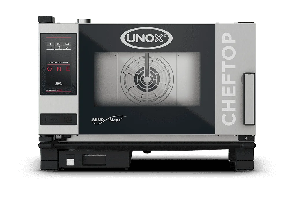 Four mixte CHEFTOP MIND.Maps™ ONE COUNTERTOP 3 GN 1/1 Électrique - charnière gauche