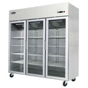 Armoire positive compacte 3 portes vitrées 1390L